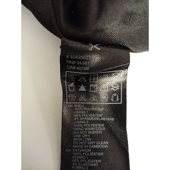 Forever 21 Junior's Black Pink Floral Mini Dress w/Cap Sleeves Size Small - Picture 6 of 6